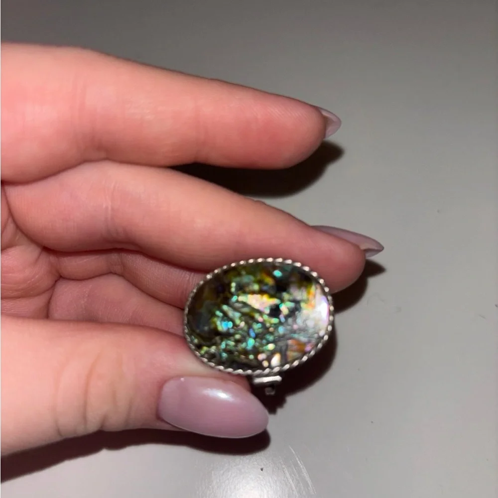 Oval shaped mini silver plated pill box